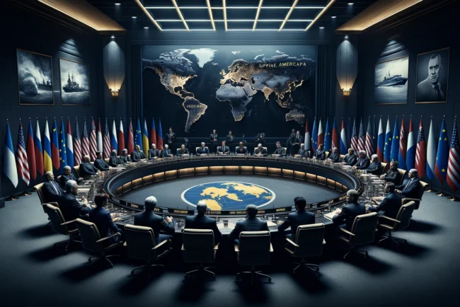 L'Inévitabilité de la Troisième Guerre Mondiale : Une Analyse Contemporaine 9 Tension Mondiale : Les Leaders Débattent de l'Avenir dans une Salle de Crise